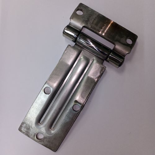 Side Door Strap Hinge Stainless Steel Polished W/Holes - 92183