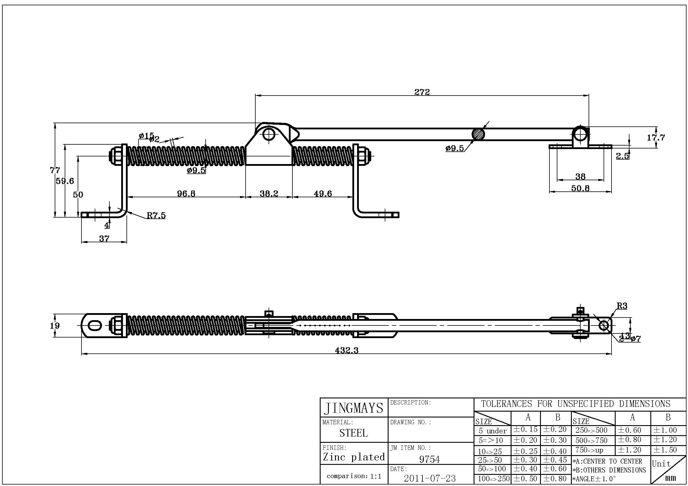 Door Check - 9754