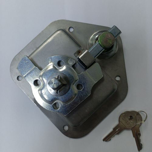 Locking Folding T Handle Stainless Steel Polished W/Holes - 91278