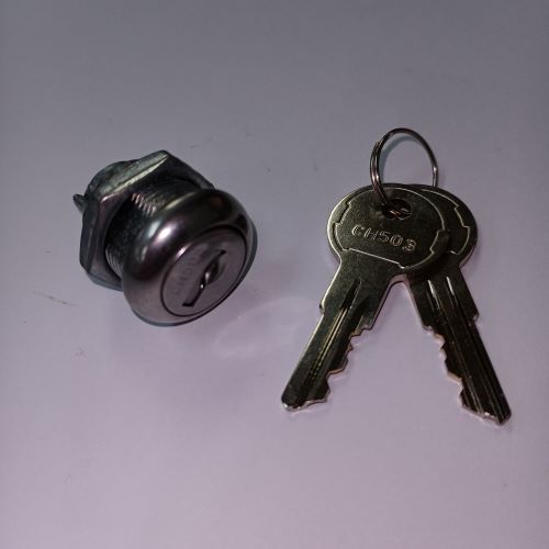 Cylinder and keys Zinc Alloy Zinc Plated W/2 Keys - 65299