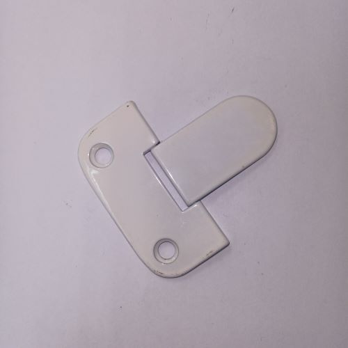 Hinge Brass White Coated - 30057