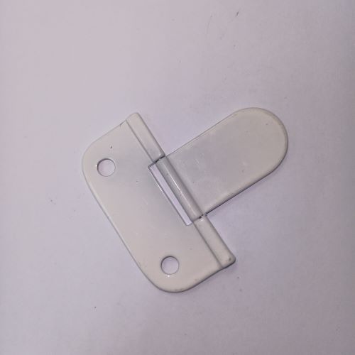 Hinge Brass White Coated - 30057