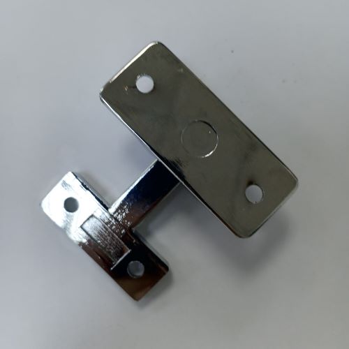 Mini Hinge Zinc Alloy Chrome - 6072-4