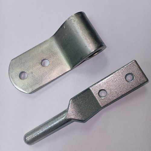 鍍鋅色鍛造耳軸 & 鐵鍍鋅鑽孔鉸鍊 - 92050+619135